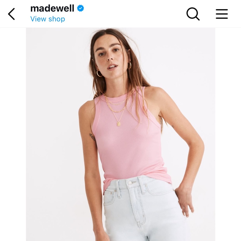 Madewell Supima Rib Tank